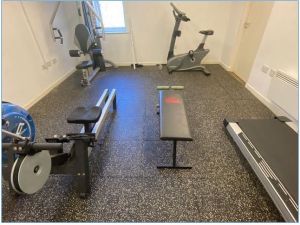 Gym Equipment at Mike Jackson House